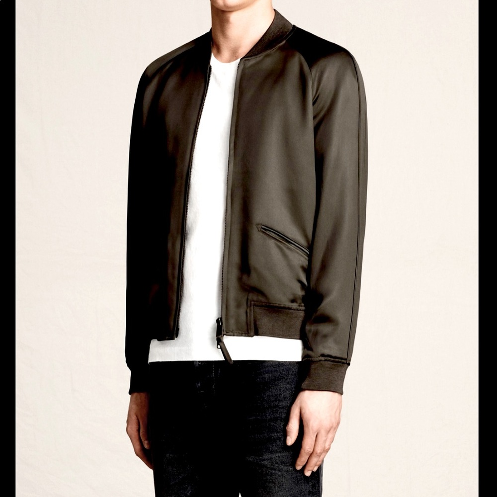 AllSaints Yuki Satin Bomber - Small